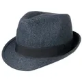 Produktbild: Lipodo Trilby (1-St) Stoffhut mit Futter blau|schwarz L (59-60 cm)