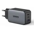 Produktbild: Ugreen GaN Ladegerät 2x USB Type C / 1x USB 65W Power Delivery grau