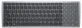 Produktbild: Dell KB740 Compact Multi-Device Wireless Keyboard Titan Gray USB Bluetooth - KB740-GY-R-GER grau/schwarz