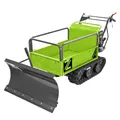 Produktbild: Zipper Benzin-Miniraupendumper ZI-MD300 4,1kW 300kg Gummikette Inkl.Schneeschild