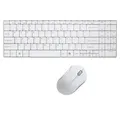 Produktbild: LogiLink LogiLink ID0109 Funk Tastatur, Maus-Set Deutsch, QWERTZ Weiß Tastatur- und Maus-Set