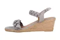 Produktbild: Fitters Footwear Tess Sandalen in Übergrößen Grau 2.786116 Grey große Damenschuhe