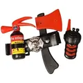 Produktbild: Rubie ́s Kostüm Feuerwehr Zubehör-Set, Erweiterte Ausrüstung für Feuerwehrmänner rot