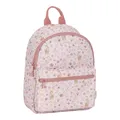 Produktbild: Rucksack Kinderrucksack mit Brustgurt für Kinder Kindergarten geblümt Reh ros...