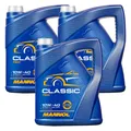 Produktbild: 3x5 Liter MANNOL Classic 10W-40 Motoröl API SN/CH-4 ACEA A3/B4 JASO MA2