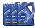 Produktbild: 3x5=15 Liter MANNOL Classic 10W-40 Premium Motoröl MB RENAULT 10W40 VW 502 00