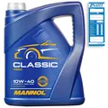 Produktbild: 5 Liter Mannol ÖL Classic 10W-40 Motorenöl 5L VW 502.00/505.00 / API SN/SM/CF