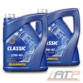 Produktbild: MANNOL 2x 5 L CLASSIC 10W-40 MOTORÖL FÜR VW 500.00 505.00 MB 229.3 RN0710