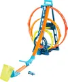 Produktbild: Hot Wheels GLC96 - Track Builder Unlimited Triple Loop Kit, Spielzeug Autorennbahn ab 6 Jahren