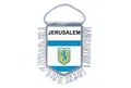 Produktbild: Akachafactory Wimpel mini Flagge Fahne flaggen miniflagge Jerusalem Israel