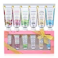 Produktbild: Mini Handcreme Set, Spa Luxetique Shea Butter Handcreme 6er Pack Feuchtigkeitsspendende Handcreme Set Mit Aloe Vera Und Vitamin E Für sehr Trockene Hände, Handcreme Geschenkset Muttertagsgeschenk