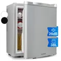 Produktbild: Mini Kühlschrank 38 L Getränkekühlschrank Leise Hausbar Minibar Hotel Silber