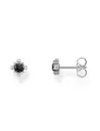 Produktbild: Thomas Sabo H2311-643-11 Silberne Ohrstecker mit schwarzem Stein + Zirkonia D...