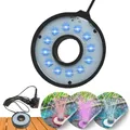 Produktbild: Mauk® Universal LED Ring für Teichpumpen | Farbmodus mit 7 Farben | 5m Kabel | IPX8 | Wasserdicht bis 1,5m Eintauchtiefe | Beleuchtung Komplettset mit Netzstecker
