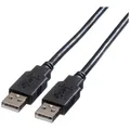 Produktbild: Roline USB-Kabel  USB 2.0 USB-A Stecker 0.80 m Schwarz Geschirmt 11.02.8908