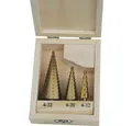 Produktbild: Brüder Mannesmann Werkzeuge Metallbohrer Brüder Mannesmann M54603 Stufenbohrer-Set 3teilig 1 St.