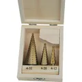 Produktbild: Brüder Mannesmann M54603   Stufenbohrer-Set 3teilig      1 St.