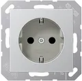 Produktbild: Jung A1520AL SCHUKO Steckdose 16 A 250 V ~, Aluminium, A 500