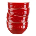 Produktbild: Staub Ceramique Schüsselset,Schüssel 4-tlg Kirsch-Rot Keramik 12 cm 0,4 Liter