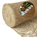 Produktbild: NOOR Natürliche Kokos Böschungsmatte – Erosionsschutzmatte für Gartenarbeit – biologisch-abbaubar – chemikalienfrei – Maschenweite ca. 3x3cm – Rolle 2m x 50m – Böschungsnetz 400 g/m²