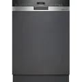 Produktbild: SIEMENS Teilintegrierter Geschirrspüler SN55ES00BD, 60 cm, Gebürsteter Stahl