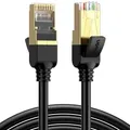 Produktbild: LAN Ethernet Netzwerkkabel RJ45 Cat 7 F/FTP, Ugreen NW107, 10 Gbps, 15 m, Schwarz