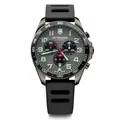 Produktbild: Victorinox Herren Armbanduhr Fieldforce Sport Chrono Ø 42 mm, Swiss Made, Analog Quarz, Wasserdicht bis 100 m, Kautschuk-Armband, Grau-Schwarz/Schwarz