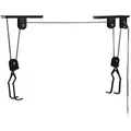 Produktbild: Relaxdays Fahrradlift Eisen Kunststoff Schwarz Mit Seilzug 7,5 cm x 25 cm x 9 cm