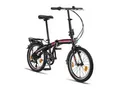 Produktbild: Licorne Bike Conseres Premium Falt Bike in 20 Zoll - Fahrrad für Herren, Jungen, Mädchen und Damen - Shimano 6 Gang-Schaltung - Hollandfahrrad Zoll:20;Farbe:Schwarz/Rot