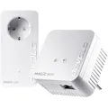 Produktbild: Devolo Powerline Magic 1 WiFi mini Starter Kit, 2 Adapter, bis 1200 MBit/s, mit Steckdose und WLAN