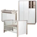 Produktbild: Roba Babyzimmer-Set, Weiß, Holzwerkstoff, 76x82x142.5 cm, Blauer Engel, Babymöbel, Babyzimmer-Sets