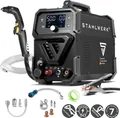 Produktbild: STAHLWERK Plasmaschneider CUT 50 P Digital – Plasmaschneidgerät mit 50 A, Schneidleistung bis 20 mm, Inverter Plasma Cutter mit Blowback-Zündung