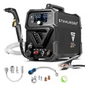 Produktbild: STAHLWERK Plasmaschneider CUT 50 P Digital – Plasmaschneidgerät mit 50 A, Schneidleistung bis 20 mm, HF-Pilotzündung, THC-Schnittstelle für CNC-Höhenregelung, Inverter Plasma Cutter