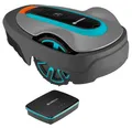 Produktbild: Gardena Mähroboter smart SILENO City 400 m² Set: Innovative LONA AI-Technologie, Steuerung per App, SensorControl, für Steigungen bis zu 35 Prozent, inkl. smart Gateway, DE-Version (19605-60)