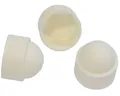 Produktbild: 10 Stück - Sechskant Schutzkappe M22 - Schlüsselweite 32 mm - Farbe weiß - Abdec