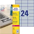 Produktbild: AVERY Zweckform L6133-20 Typenschild Folienetiketten (70x37 mm auf DIN A4, extre