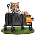 Produktbild: XXL Bollerwagen faltbar 260L 150kg belastbar robuster Bollerwagen für jedes Gelände von BigDean