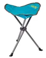 Produktbild: Dreibeinhocker Darcy Petrol I Faltbarer Campinghocker mit 100 kg Traglast I k...