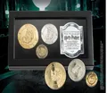 Produktbild: The Noble Collection Münzetui Harry Potter Replik Gringotts Bank Münzen Set (3 St)