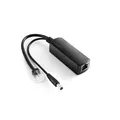 Produktbild: REVODATA Gigabit PoE Splitter 12V/2A DC5.5 * 2.5mm Stecker, 48V PoE auf DC 12V/2A Ausgang, Kompatibel DC 5,5 * 2,1 mm, IEEE802.3af/at 10/100/1000Mbps, Aktiver PoE-Adapter Plug & Play (PS5712TG-25)