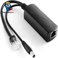 Produktbild: PoE Splitter 12V/2A | Kompatibel DC5,5*2,5mm | Plug & Play für Netzwerkg...