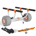 Produktbild: VEVOR Kajakwagen 158kg Kanuwagen Bootswagen aufblasbare PU-Reifen 81x99x57cm