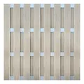Produktbild: Groja BPC Fertigzaunelement 180x180cm Bi-Color Sand gerillt - Rahmen EV1 4250260966509
