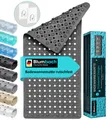 Produktbild: Blumbach Wanneneinlage Badewannenmatte rutschfest, Packung, inklusive 2 Klebehaken, rutschhemmend, mit Saugnäpfen, pflegeleicht