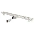 Produktbild: MCW Duschrinne D94b Bodenablauf Abflussrinne Duschablauf Edelstahl Siphon 50-120cm 110cm