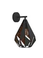 Produktbild: EGLO CARLTON 1 Wandleuchte, schwarz, kupfer