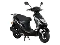 Produktbild: Alpha Motors Mofaroller CityLeader 50 ccm (25 km/h EURO 5, Schwarz)