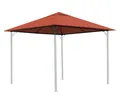 Produktbild: Quick Star Pavillon-Ersatzdach Ersatzdach Pavillon 3x3m Rotorange RAL 2001, 180 g/m², 297 x 297 cm, Mit Lüftungsschlitzen