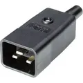 Produktbild: Martin Kaiser 765/sw/c Kaltgeräte-steckverbinder 765 Stecker, Gerade Gesamtpolzahl: 2 + Pe 16 A Schw