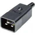 Produktbild: Martin Kaiser 765/sw/C Kaltgeräte-Steckverbinder 765 Stecker, gerade Gesamtpo...